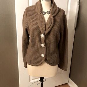 Willow sz S cotton knit jacket NWT